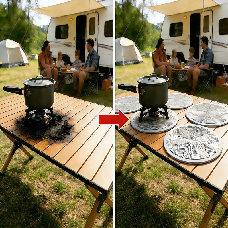 Silicone Hot Pot Holder Mats 10in (3-PCS) - Heat Resistant