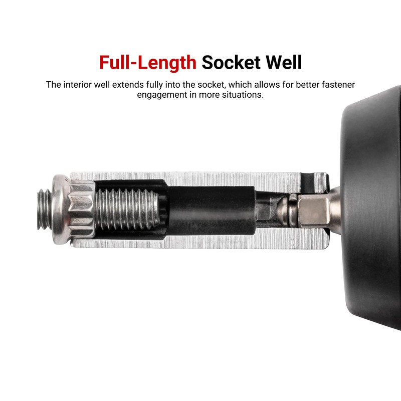 TEKTON 1/4 Inch Drive x 5 mm Deep 12-Point Impact