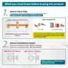 gotonovo 2 Handles Tub Shower Faucet Set,Bathtub Faucet Set with
