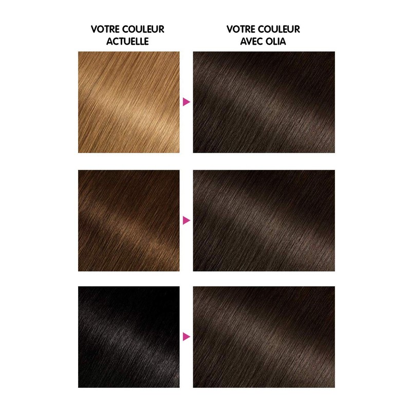 GARNIER Colouration Olia colouration n° 3.0 châtain foncé pure