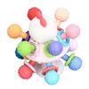 Baby Sensory Teether Toy Balls Chew Teething Ball Rattle Grasping