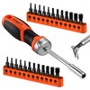 HORUSDY 25-Piece Hex Screwdriver Bit Set | Metric and SAE