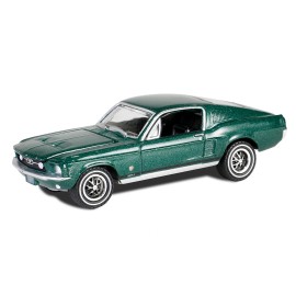 1967 Ford Mustang GT Fastback DCD Series 1/64 Diecast Model in Timberline Green Metallic Hobby Exclusive-High Country Special