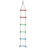 Rainbow Craft 6.6FT Climbing Rope Ninja Ladder for Kids -