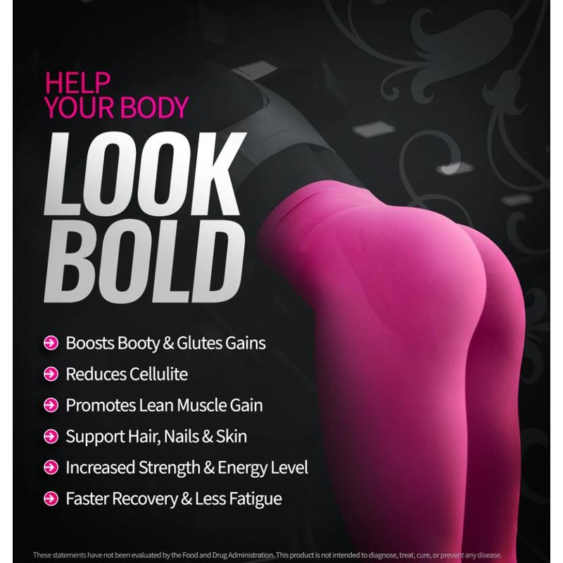 Bold Buns Creatine Boost for Women Fitness Dietary Supplement:_2 Bottle