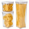 Vakuen Premium Airtight Food Storage Containers, 3PC-SET, Smart One-Click Seal