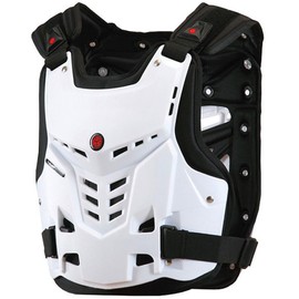 TINTON LIFE Knight Equipment Motocross Motorcycle Adult Chest Protector Vest Protector (White)