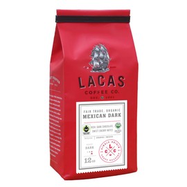 Lacas Coffee Company Fair Trade Organic Mexican Dark - Chiapas Whole Bean 12 oz.