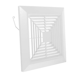 Operitacx Abdeckung des Abluftventilators Lüftungsventilatorabdeckung für das Badezimmer Leibung Gehäuse Austausch der Lüftungsabdeckung im Badezimmer Deckenventilator Ersatzteile Abs Weiß