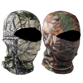 Unbranded Balaclava Tactical Camo Full Face Mask for Motorcycle Riding Hunting Shield Hood - Sand
