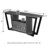 Convenience Concepts Graystone TV Stand 59.25" - Modern Entertainment Center