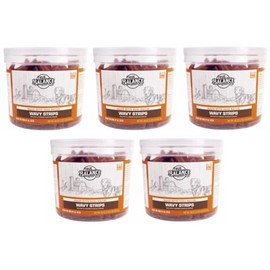 True Balance 30 Oz Bacon Cheese Wavy Strips Dog Treats - Pack of (5)