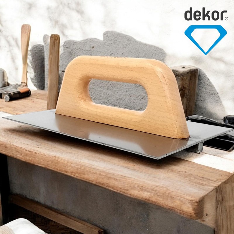 DEKOR Groover Trowel - 8.85" x 5.90" - German Stainless