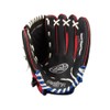 Rawlings PL115BSW Baseball Glove 11.5 Inches Black for Junior