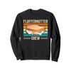 Peanut Butter Sandwich Funny Retro Creamy Fluffernutter Crew Sweatshirt