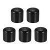 DMiotech 5pcs 28mm Inner Diameter Black Screw Protector Rubber End