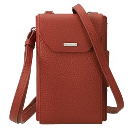 Balcos Smartphone Pochette Women's Leather Stylish Gift Onesize, BORDEAUX