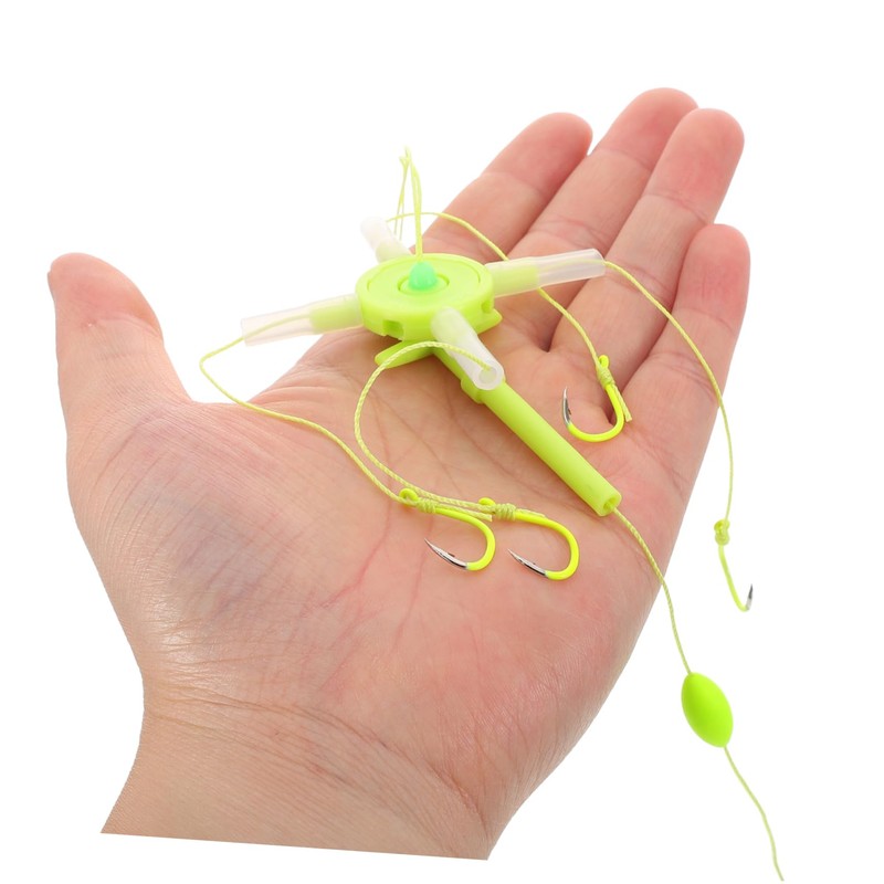 BESPORTBLE 1 Set Portable Fishing Hooks Reusable String Hooks for