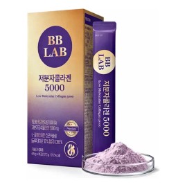 Colágeno Marino BB LAB Low Molecular Collagen 5000 en Polvo con Glutatión y Vitaminas, para Luminosidad y Antienvejecimiento                          