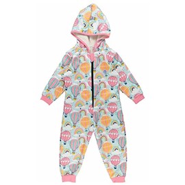 Splash About Fleece Lined All In One Puddle Suit, After Swim Onesie, Up & Away 1-2 Years