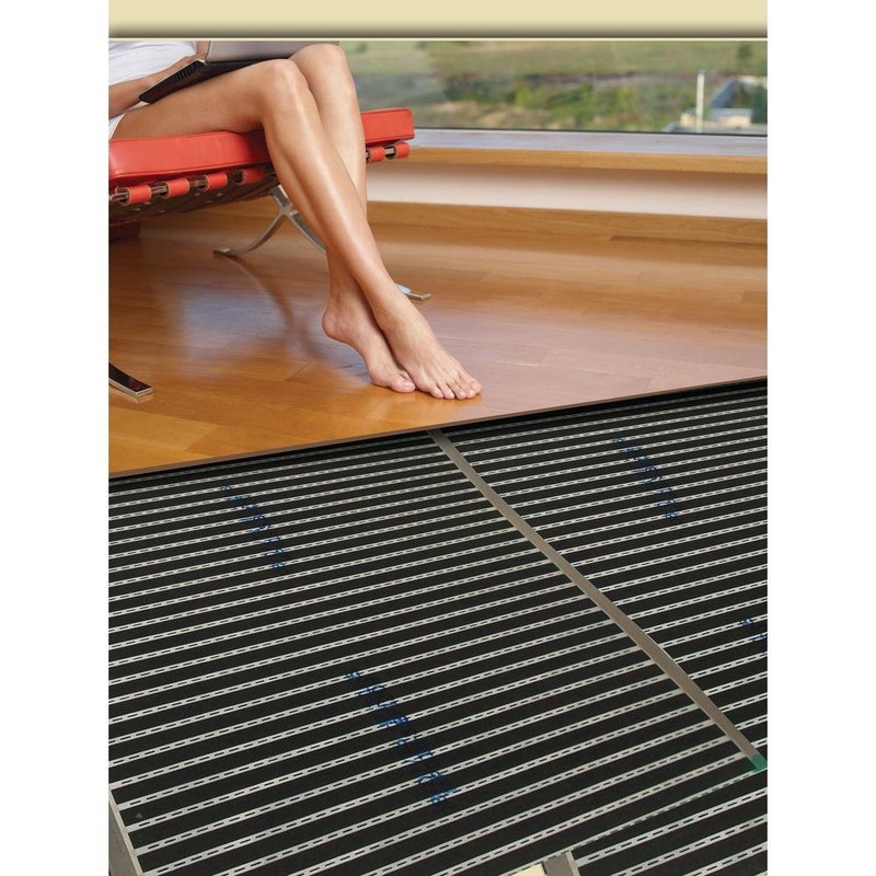 QuietWarmth Float QWARM3x5F240 Radiant Floor Heating Mat for Below Laminate,