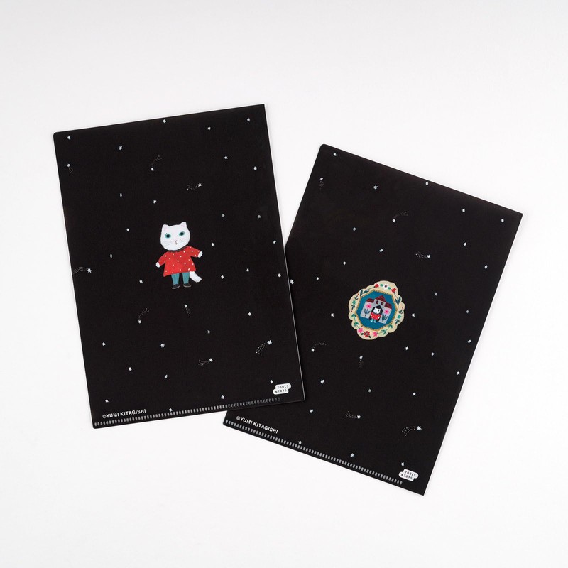 Yumi Hokkishi/Nihoni Clear File Souvenir for Cousin Size (Set of