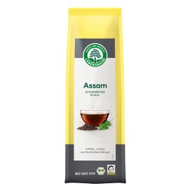 LEBENSBAUM Assam Black Tea Broken Loose Organic Tea with Spicy Malty Flavour, Assam Tea Loose, 100% Natural Enjoyment, 100 g