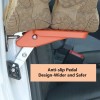 TOOENJOY Universal Foldable Car Door Step Latch Hook Mini Pedal