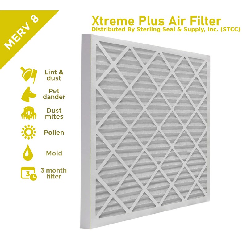 Lamons 16"x25"x1" Xtreme Plus Air Guard MERV 8 Filter (Pack