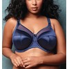 Goddess 6090 Keira Underwired Banded Supportive Full Cup Bra, Ink,