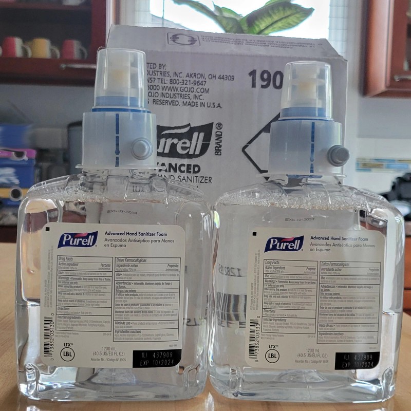 Purell 1905-02 Advanced Hand Sanitizer Foam for 1928-04 LTX-12 (Box