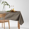Filumi Tablecloth 140 x 180 cm Oval Beige Washable for