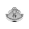 NOTRICKT CS-018 1/4" Screw with D-Ring (D15mmxH12mm) Stainless Steel, for