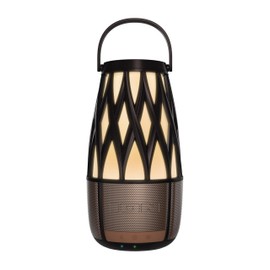 Ion Audio Tahiti Link Speaker Solar Lantern-Style Outdoor Bluetooth Speaker ISP136BZ (Renewed)