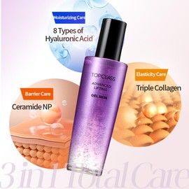 CHARMZONE Top Class Advanced Lifting Gel Skin 4.06 oz (120ml) – Collagen-Infused Lifting Formula for Enhanced Firmness, Deep Hydration, and Restored Elasticity