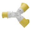 kenable 110V 16A Industrial Site Power Splitter Y Cable |