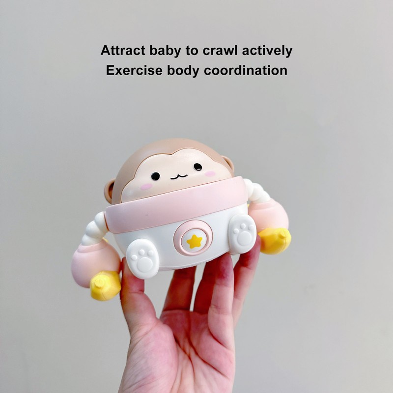 Electronic Tumbling Monkey Puzzle Guided Head Up Exercise Educational Crawling