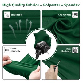 WinPower Motorcycle Tarpaulin Indoor 245 x 125 x 105 cm Motorcycle Tarpaulin Scooter Cover Breathable Stretch Dustproof Anti-Scratch Protective Case with Storage Bag for Garage, 1 Piece