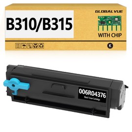 GLOBALVUE B310 B315 B305 High Yield Toner Cartridge 1 Pack (with Chip) Compatible with Xerox 006R04376 Toner Cartridges for B310 B315 B305 Series Printer