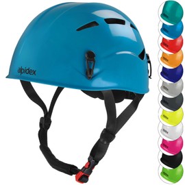 ALPIDEX Universal Climbing Helmet for Men and Women Safety Helmet in, Colour:turquoise blue