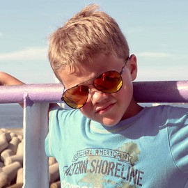 ActiveSol Kids Iron Air Glasses orange/verspiegelt One Size