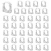 RHQFDM 40 Pieces PPR Pipe Clamps 16mm Tubing Clips White