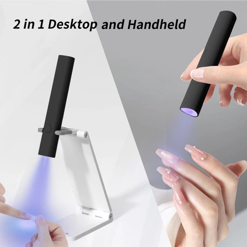 High Quality Portable 120W UV LED Nail Lamp Mini Stand