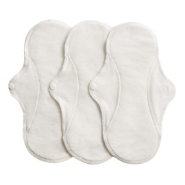 IMSEVIMSE Active Sanitary Pads Regular Organic Cotton Natural (Pack of 2 x 3)