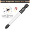 sourcing map #2 Anti Slip Phillips Screwdriver Bit PH2 1/4"