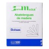 Sensil Medical Abatelenguas De Madera 500 Pzas (20 Bolsas De