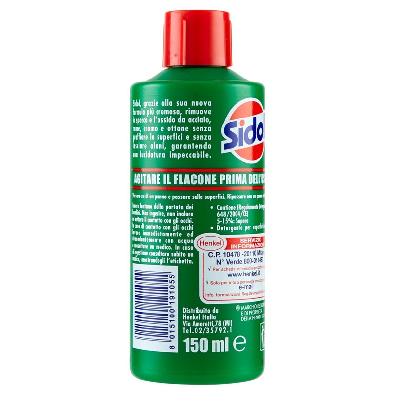 Sidol Glänzt alle Metalle ohne Kratzer, 150 ml