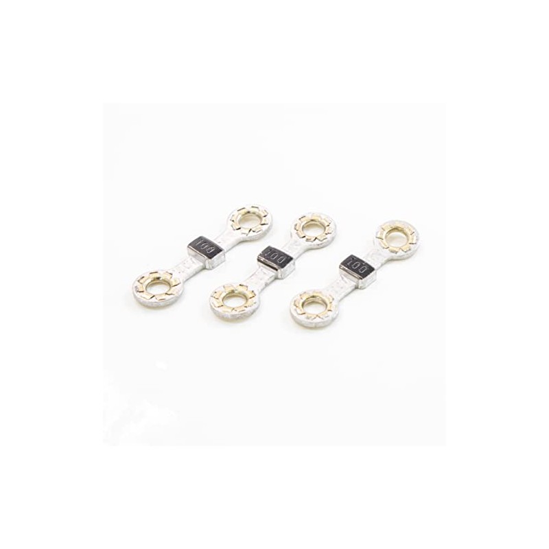 Temperature Fuse Glasses Type 100V 6A 100°C 3 Pack 1