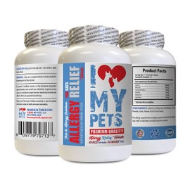 I LOVE MY PETS cat Allergy Remove - Cats Allergy Relief - Itch Relief - Premium Supplement - Treats - Anti Itch Cats - 75 Tablets (1 Bottle)