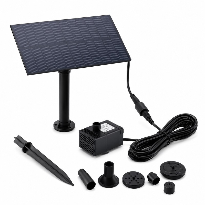 DC 12V Solar Water Pump Kit for Garden Fountains –